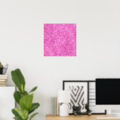Roze Lovertjes Glans Poster (Thuiskantoor)