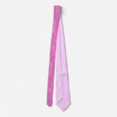 Roze Lovertjes Glans Stropdas (Achterkant)