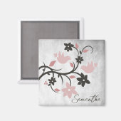 Roze Lovevogels, aangepast magneet (Voorkant / Achterkant)