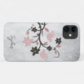 Roze Lovevogels Aangepaste Hoesje-Mate iPhone Case (Achterkant (horizontaal))