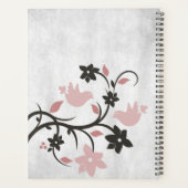 Roze Lovevogels - Aangepaste planner (Achterkant)