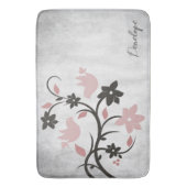 Roze Lovevogels, speciaal gepersonaliseerd bath Ma Badmat (Voorkant Verticaal)