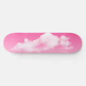 Roze Lucht en Wolken Skateboard (Horizontaal)