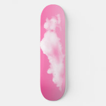 Roze Lucht en Wolken Skateboard