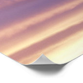 Roze lucht posterprint poster (Hoek)