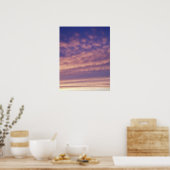 Roze lucht posterprint poster (Keuken)