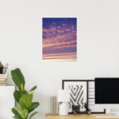 Roze lucht posterprint poster (Thuiskantoor)