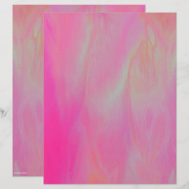 Roze lucht scrapbookpapier 2-zijdige pagina