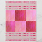 Roze lucht tegels bulk scrapbookpapier pagina's flyer (Achterkant)
