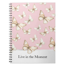 Roze Lucht & Vlinders Notitieboek