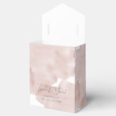 Roze Lucht Waterverf Bruidsdouche Bedankdoosjes (Geopend)
