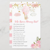 Roze luchtballon die mama het beste kent (Voorkant / Achterkant)