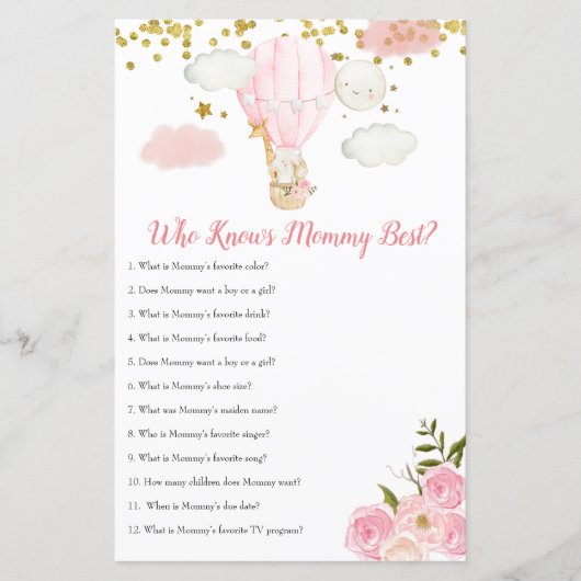 Roze luchtballon die mama het beste kent (Voorkant)