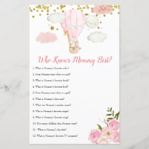 Roze luchtballon die mama het beste kent