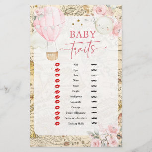 Roze luchtballon is niet ze knappe Baby eigenschap