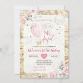 Roze luchtballon is niet ze schattige verjaardag kaart (Voorkant)