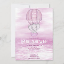 Roze luchtballonballon Baby shower