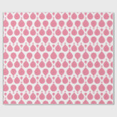 Roze luchtballonnen cadeaupapier (Vlak)