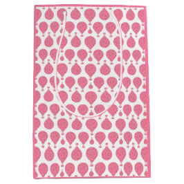Roze luchtballonnen medium cadeauzakje