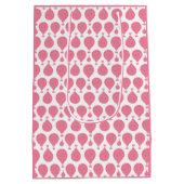 Roze luchtballonnen medium cadeauzakje (Achterkant)