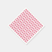 Roze luchtballonnen servet (Hoek)