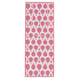 Roze luchtballonnen wijn cadeautas