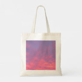Roze Luchtfotografie Kunst Tote Bag (Achterkant)