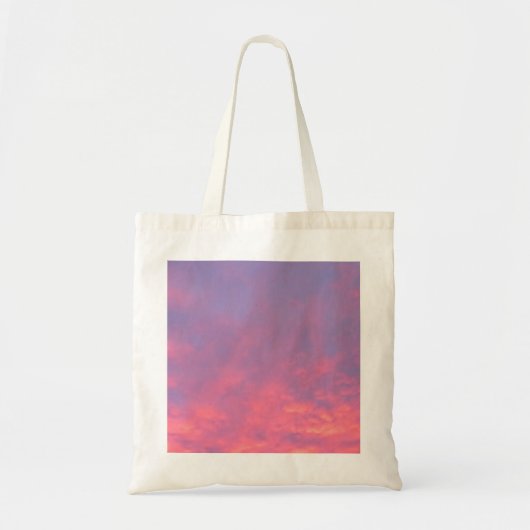 Roze Luchtfotografie Kunst Tote Bag (Voorkant)