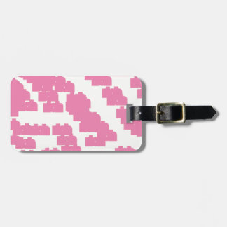 roze lucky 888 bagagelabel