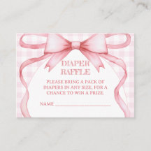 Roze Luier Raffle Geruite Boog Waterverf