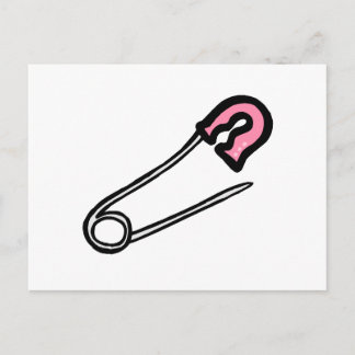 Roze luierpan briefkaart