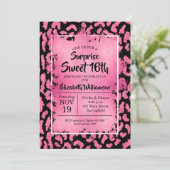 Roze luipaard 16e verjaardag (Staand voorkant)