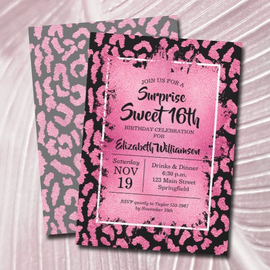 Roze luipaard 16e verjaardag