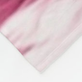Roze luipaard, aangepaste rugzak, groot fleece deken (Hoek)