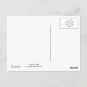 Roze luipaard afdrukken briefkaart (Achterkant)