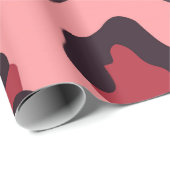 Roze luipaard afdrukken cadeaupapier (Rol Hoek)