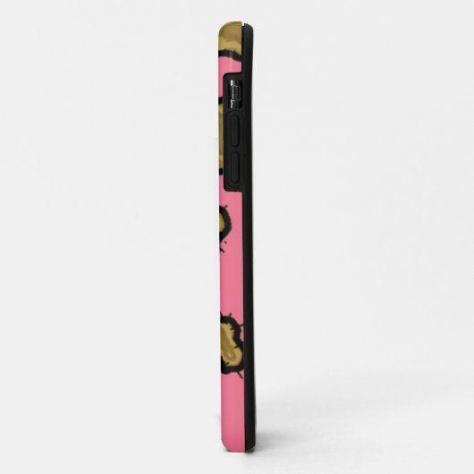 Roze luipaard afdrukken Case-Mate iPhone case (Achterkant/links)