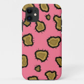 Roze luipaard afdrukken Case-Mate iPhone case (Achterkant)