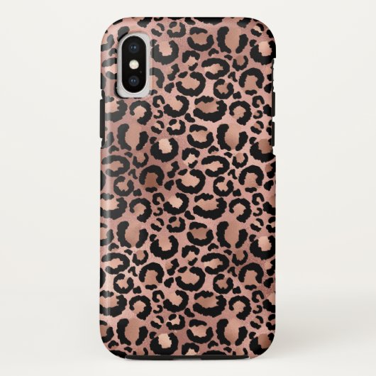 Roze luipaard afdrukken Case-Mate iPhone case (Achterkant)