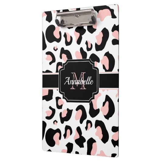 Roze luipaard afdrukken klembord (Links)