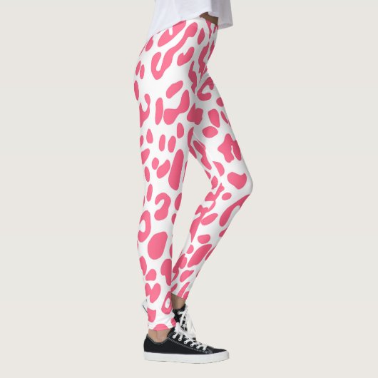 Roze luipaard afdrukken leggings (Rechts)