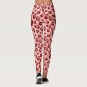 Roze luipaard afdrukken leggings (Achterkant)