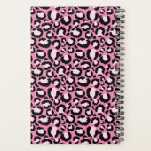 Roze luipaard afdrukken planner (Achterkant)