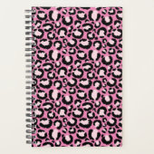 Roze luipaard afdrukken planner (Voorkant)