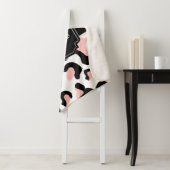 Roze luipaard afdrukken sherpa deken (In situ)