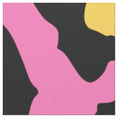 Roze luipaard afdrukken stof (Close Up)