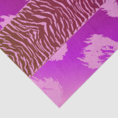 Roze luipaard afdrukken tissuepapier (Detail)