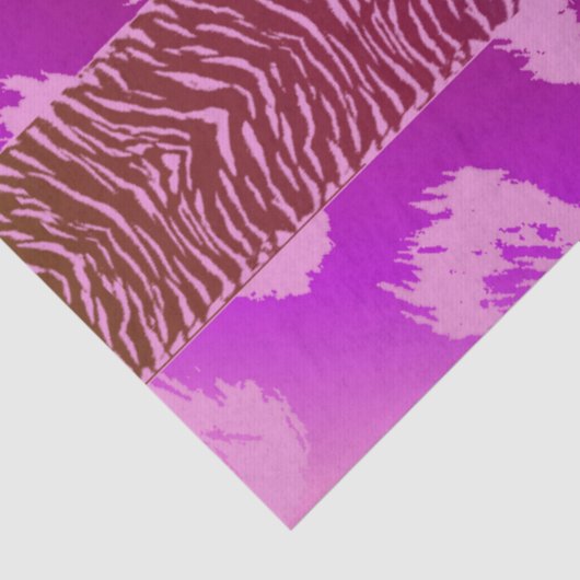 Roze luipaard afdrukken tissuepapier (Detail)