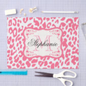Roze luipaard afdrukken tissuepapier (Craft)