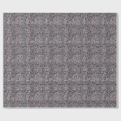 roze luipaard cadeaupapier (Vlak)
